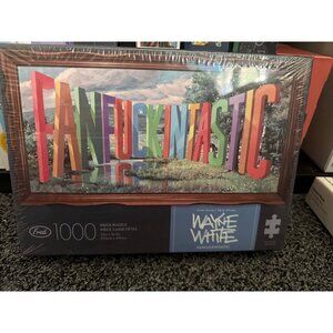Wayne White Fanfuckintastic 1000-Piece Puzzle Artist Series Vibrant Design Fred